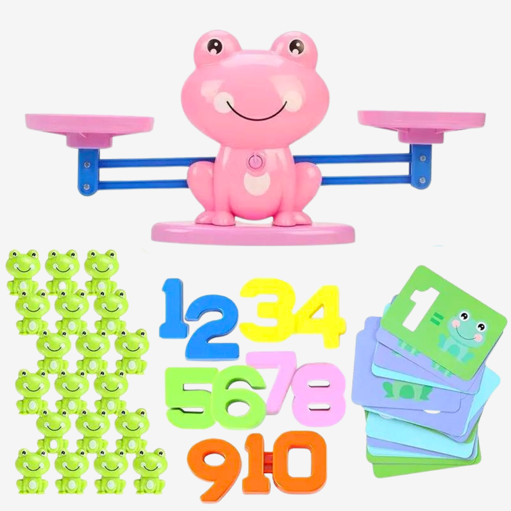 משחק איזון ללימוד המספרים (כולל קלפים)